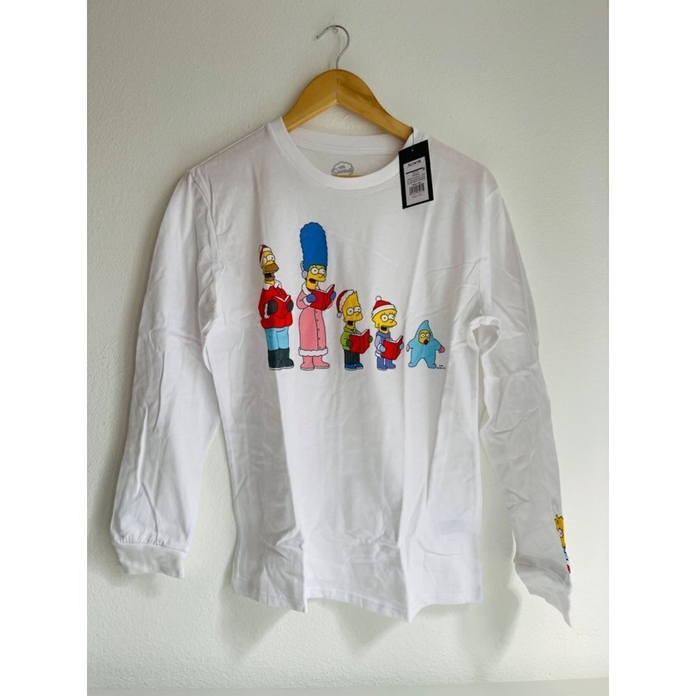 NWT cat and jack the Simpsons Holiday Long sleeve UNISEX - Picture 2 of 2